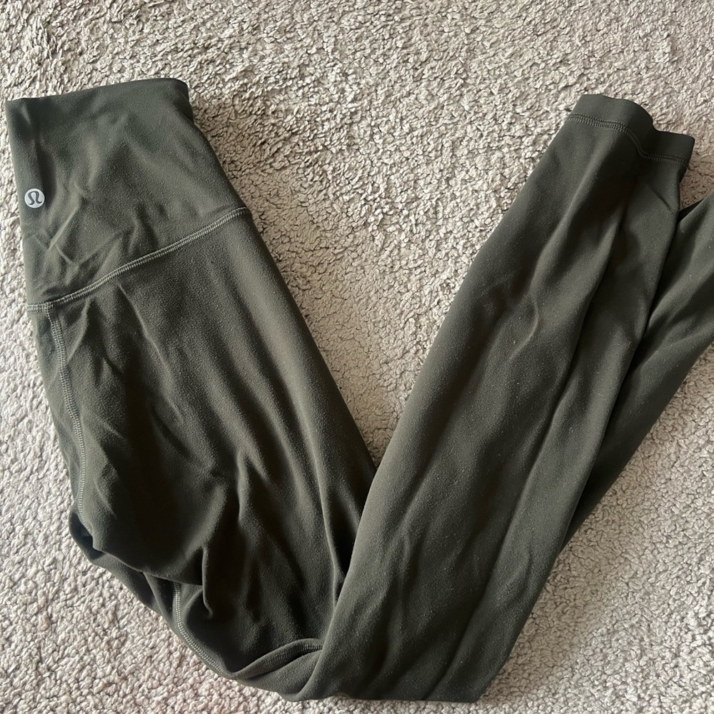 lululemon athletica Olive Green Leggings